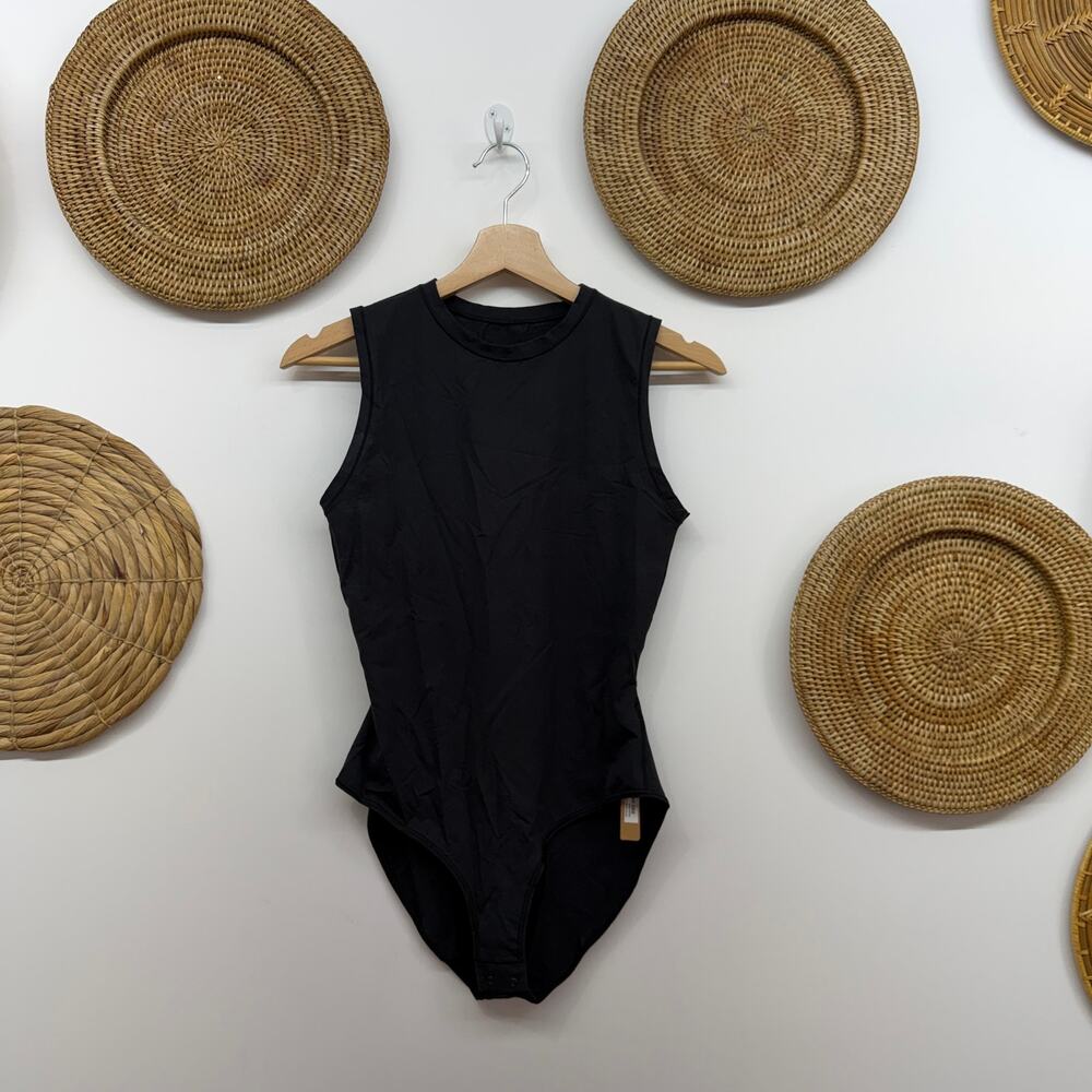 NEW SKIMS Onyx Black Bodysuit Large